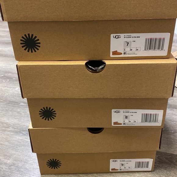 UGG | Classic Ultra Mini Boots In Chestnut NEW All Sizes - Picture 15 of 15